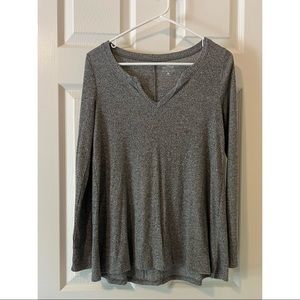 Hollister Ribbed Long Sleeve Top- Must Have Collection